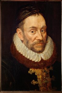 Wilhelm Orański Tacyt, ojciec-założyciel Holandii jako przywódca rebelii przeciwko Hiszpanii ... (olej na drewnie dębowym) autorstwa Adriaen Thomasz Key