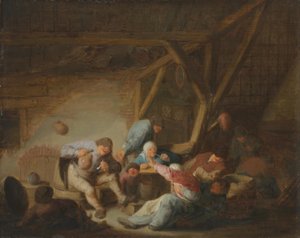 Wiejska izba autorstwa Adriaen van Ostade