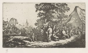 Jarmark rolniczy autorstwa Adriaen van Ostade