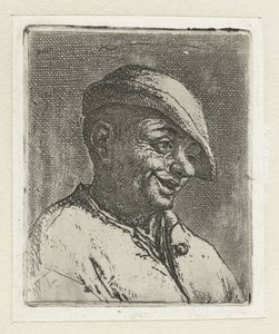 Popiersie śmiejącego się chłopa autorstwa Adriaen van Ostade