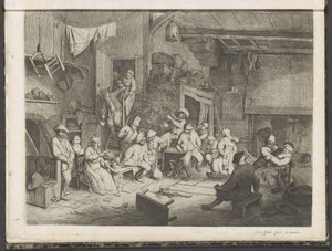 Taniec w karczmie autorstwa Adriaen van Ostade
