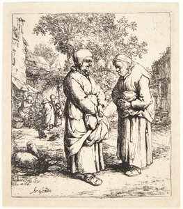 Dwie plotki autorstwa Adriaen van Ostade
