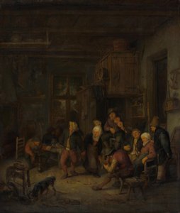 Wesołe stowarzyszenie rolników autorstwa Adriaen van Ostade