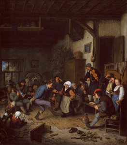 Wesołych w karczmie, 1674. autorstwa Adriaen van Ostade
