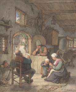 Czytanie Nowiny w Chacie Tkaczy, 1673.