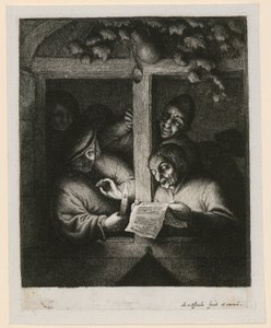 Śpiewak przy oknie autorstwa Adriaen van Ostade