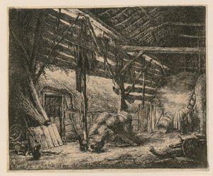 Stodoła autorstwa Adriaen van Ostade