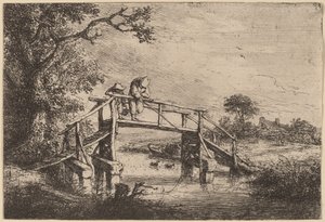 Wędkarz autorstwa Adriaen van Ostade