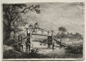 Wędkarze autorstwa Adriaen van Ostade