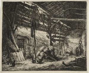 Stodoła autorstwa Adriaen van Ostade