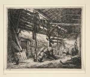 Stodoła autorstwa Adriaen van Ostade