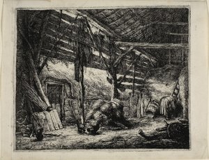 Stodoła autorstwa Adriaen van Ostade