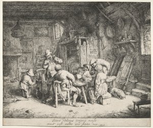 Śniadanie autorstwa Adriaen van Ostade