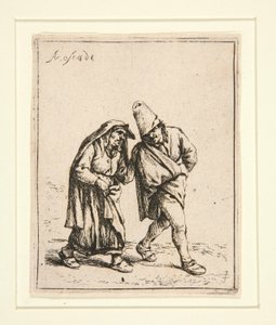 Para spacerująca autorstwa Adriaen van Ostade