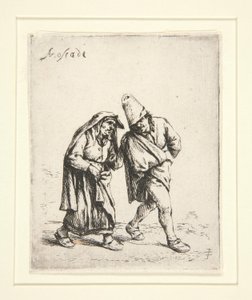 Para spacerująca autorstwa Adriaen van Ostade