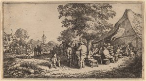 Uczciwe autorstwa Adriaen van Ostade