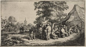 Uczciwe autorstwa Adriaen van Ostade