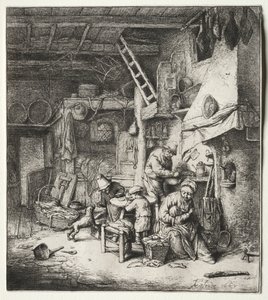 Rodzina autorstwa Adriaen van Ostade