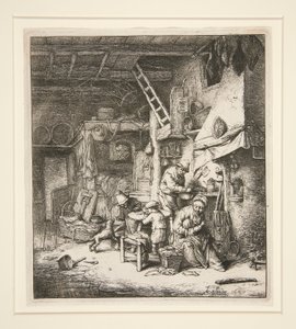 Rodzina autorstwa Adriaen van Ostade