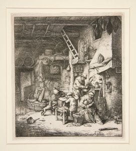 Rodzina autorstwa Adriaen van Ostade