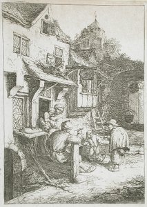 Skrzywiony skrzypek autorstwa Adriaen van Ostade