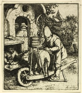 Szlifierz autorstwa Adriaen van Ostade
