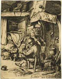 Pater Familias autorstwa Adriaen van Ostade