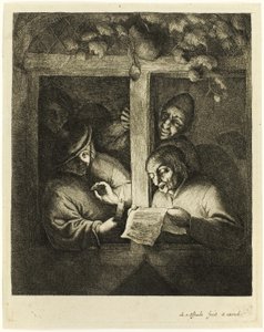 Śpiewacy autorstwa Adriaen van Ostade