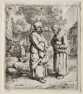 Dwie plotki autorstwa Adriaen van Ostade