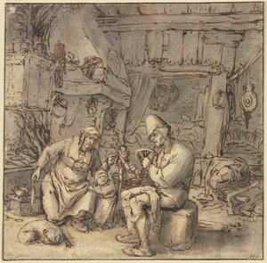 Zirytowany rolnik autorstwa Adriaen van Ostade