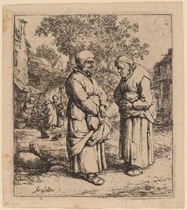 Dwie plotki autorstwa Adriaen van Ostade