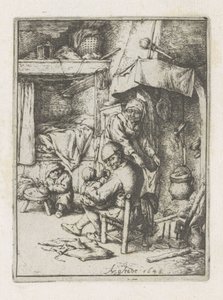 Ojciec karmi dziecko Rodziny ojcowskie autorstwa Adriaen van Ostade