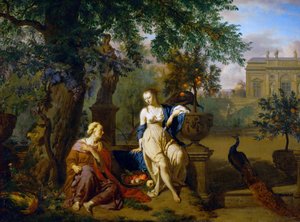 Niemiecki: Vertumnus i Pomona Vertumnus i Pomona autorstwa Adriaen van de Velde