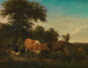 Pejzaż autorstwa Adriaen van de Velde