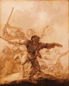 Angry Blows autorstwa Adriaen van de Venne