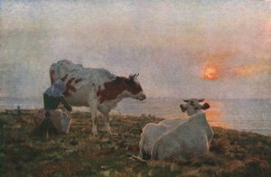 „Zachodzące słońce”, ok. 1897, ok. 1930. autorstwa Adrian Stokes