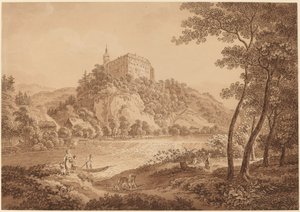 Widok na zamek Sachsenburg