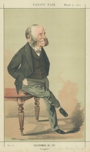 Pan William Henry Smith (litografia kolorowa) autorstwa Adriano Cecioni