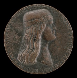 Ferdynand II Aragoński, zm. 1496, książę Kapui i król Neapolu 1495 [awers], 14951496.