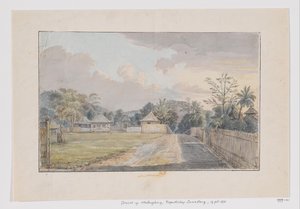 Widok Malangbong, Sumedang Regency, Priangan, Zachodnia Jawa