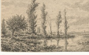 Riverscape autorstwa Adrianus van Everdingen