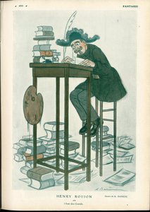 Fantasio, ca. 1912_2_15 - Ilustracja Barrere (1874-1931): Sztuk Pięknych, Czytanie Pisać - Roujon Henry autorstwa Adrien Barrere