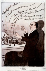 Humorystyczny obraz o Belinie i jego belinografie - autorstwa Barrère, w „Fantasio” z 1.12.1931 autorstwa Adrien Barrere