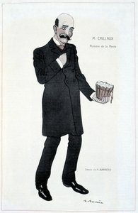 Joseph Caillaux, minister czynszu - ilustracja Adriena Barrere