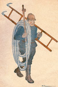 Joseph NOULENS (1864-1944), francuski polityk. Rysunek Adriena Barrere (1874-1931) dla FANTASIO, nr 204 z 15 kwietnia autorstwa Adrien Barrere