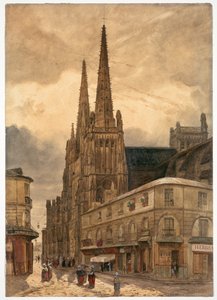 Katedra Sainte-André w Bordeaux, 1832.