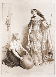 Kopciuszek - w „Bajkach” Charlesa Perraulta, ilustracje Adriena Marie