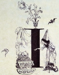 Śpiąca Królewna – w „Les Contes de Fées” Charlesa Perraulta, ilustracje Adriena Marie autorstwa Adrien Emmanuel Marie