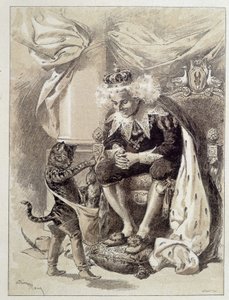 Kot w butach – w „Les Contes de Fées” Charlesa Perraulta, ilustracje Adriena Marie autorstwa Adrien Emmanuel Marie