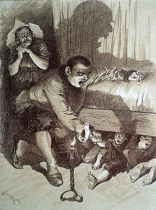 Maluch Kciuk - w „Bajkach” Charlesa Perraulta, ilustracje Adriena Marie autorstwa Adrien Emmanuel Marie